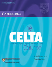 The CELTA course trainee