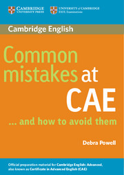 Common mistakes at CAE